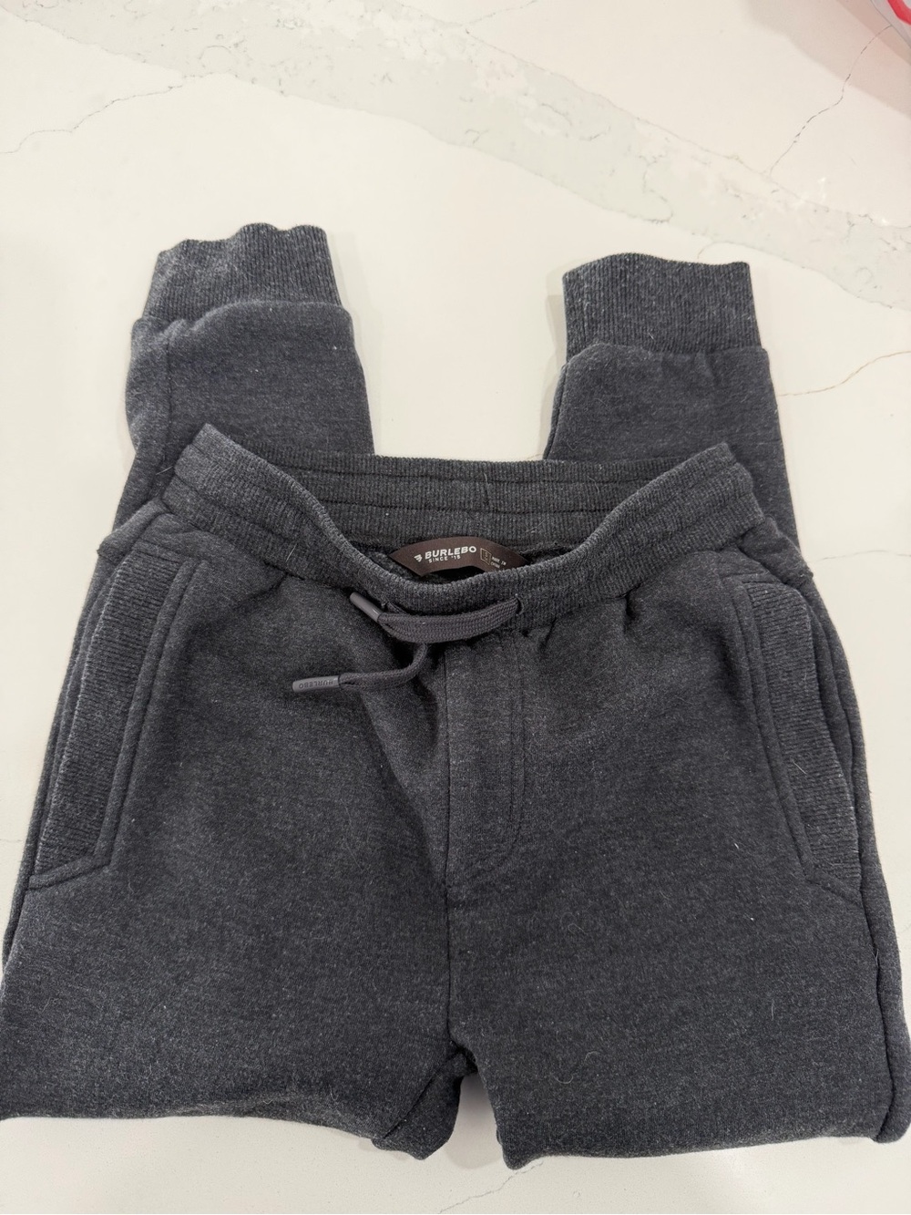 BURLEBO Kids Charcoal Jogger Sweatpants